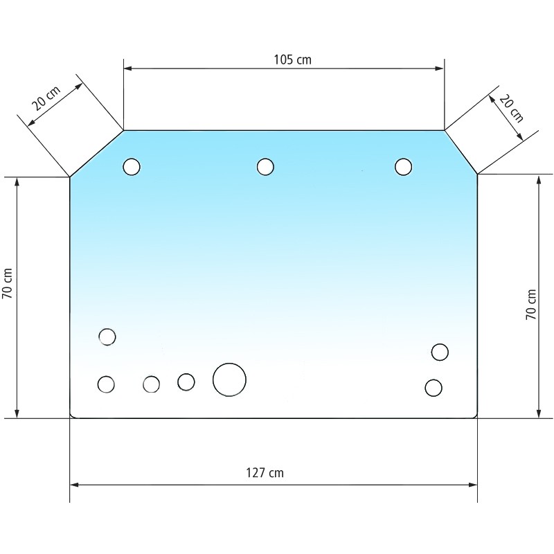 Bild von Heckscheibe, Zetor 8841