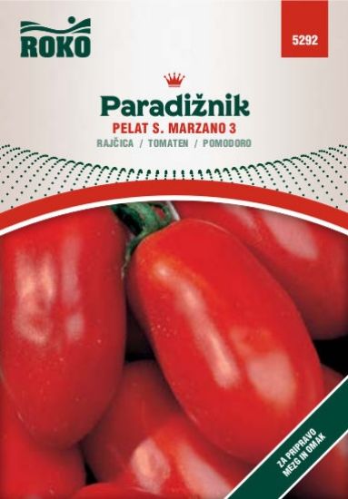 Slika Paradižnik S.Marzano 3 / pelat - Semenska vrečka ROKO