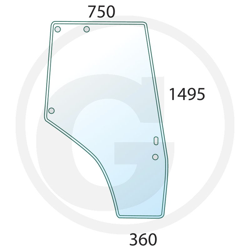 Bild von Türscheibe, rechts, MF 382571M1 