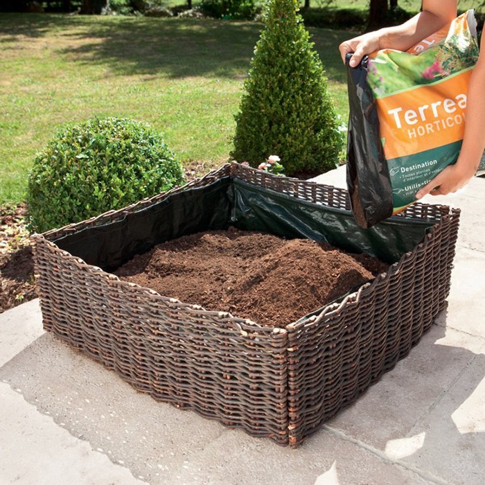 Bild von Gartenbeet, 75x75x25cm