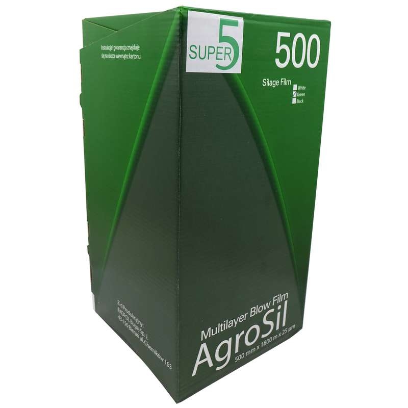 Picture of Bale wrap film Agrosil, 500 x 1800m, 5-Ply, green