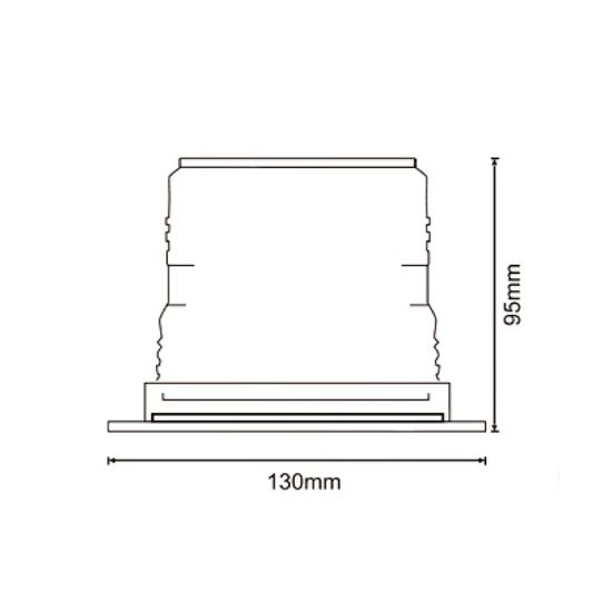 Slika Svetilka rotacijska LED - nizka magnet-montaža