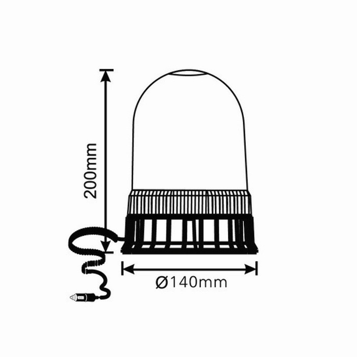 Bild von Rundumleuchte, magnetisch 