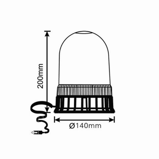 Bild von Rundumleuchte, magnetisch 