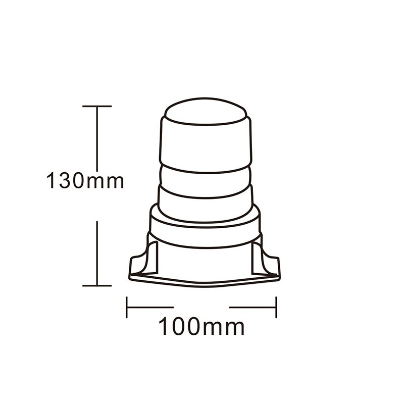 Slika Svetilka rotacijska LED - manjša 