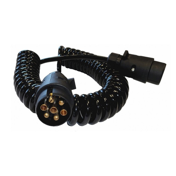 Picture of Spiral cable with plugs, 5m