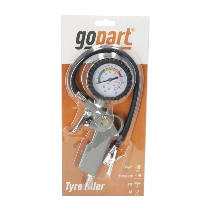 Picture of Pistol grip with air pressure gauge, Gopart