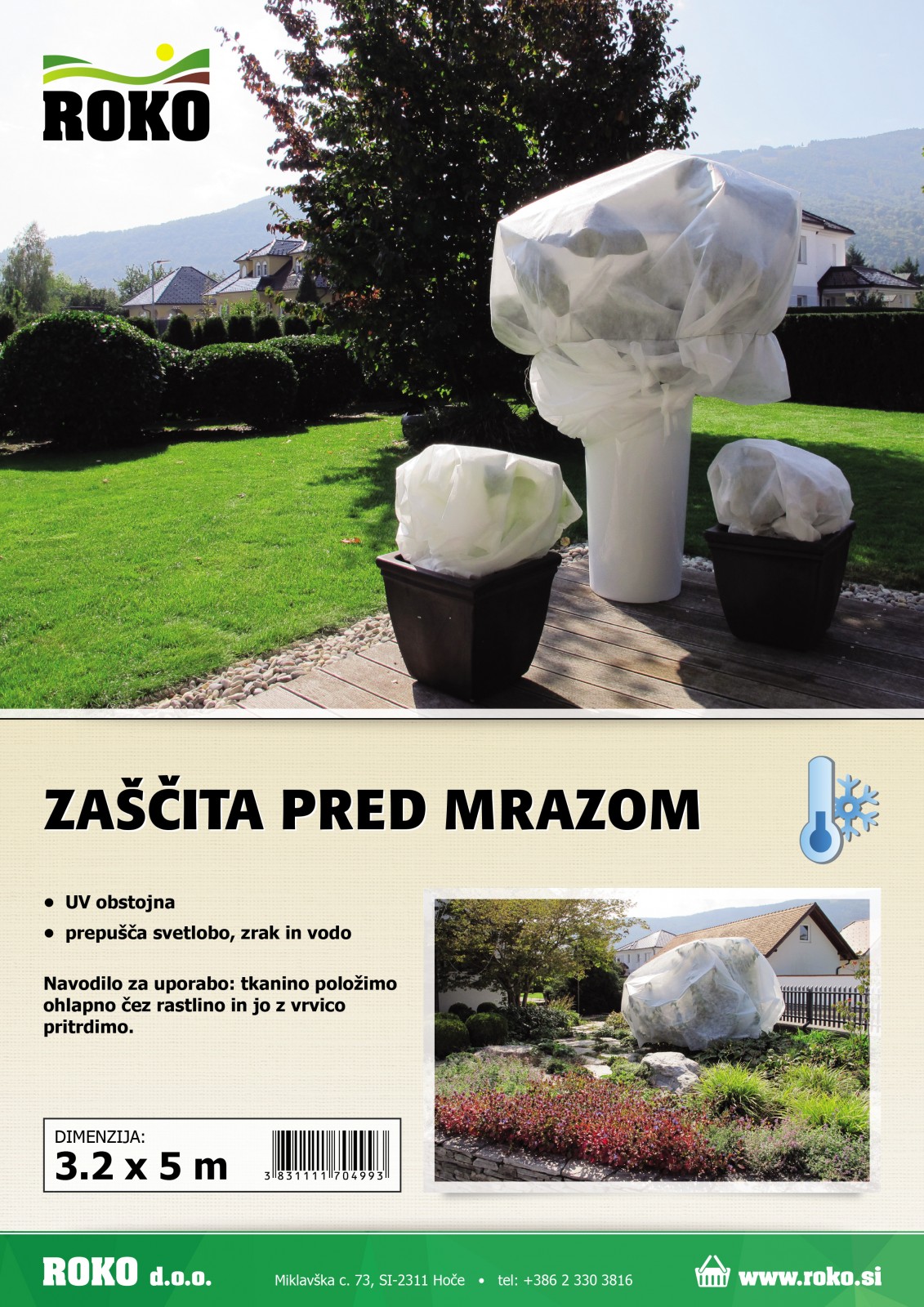 Bild von Schutz vor Kälte, 3.2x5m