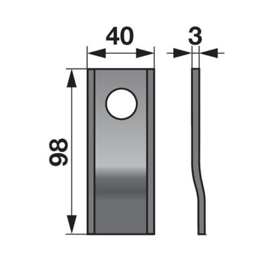 Slika Nož RK Fella lomljen Š-40 x D-98, M19