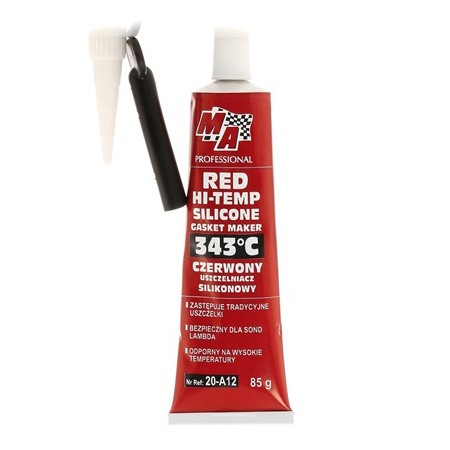 Picture of Silicone sealant, 85g, red, 343°C 