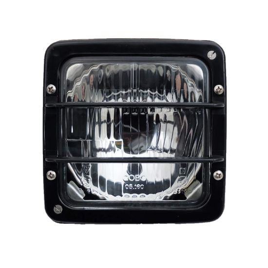 Bild von Scheinwerfer, vorne, quadratisch, mit Positionslicht (mit Netz)