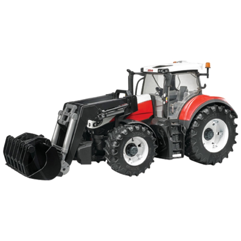 Bild von Spielzeug, Traktor Steyr Terrus 6300 CVT mit Frontlader