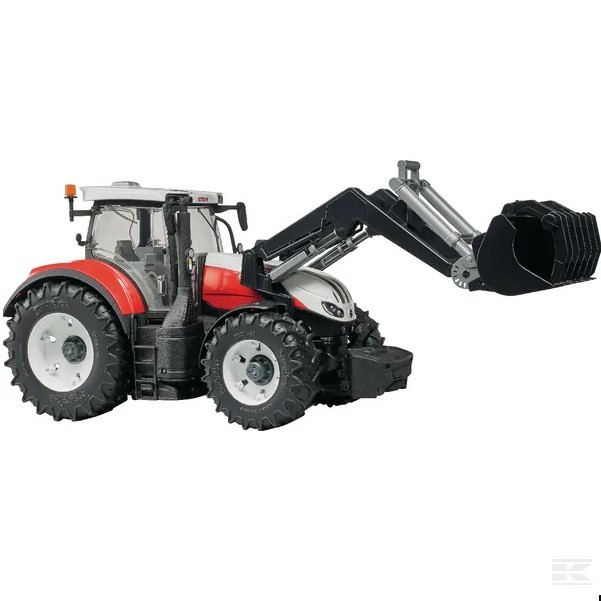 Bild von Spielzeug, Traktor Steyr Terrus 6300 CVT mit Frontlader