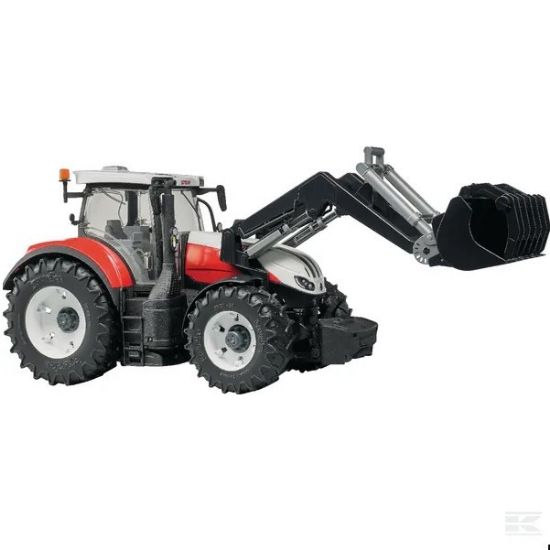 Bild von Spielzeug, Traktor Steyr Terrus 6300 CVT mit Frontlader