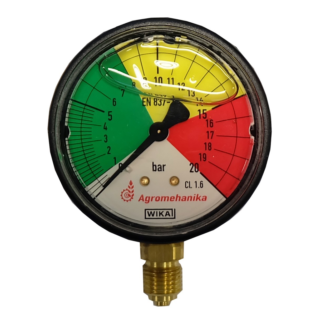 Bild von Manometer, 0-8-15 Bar, O63, für Drucksprühgeräte