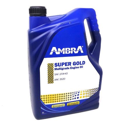 Picture of Olje motorno Super Gold 15W-40 5/1 Ambra