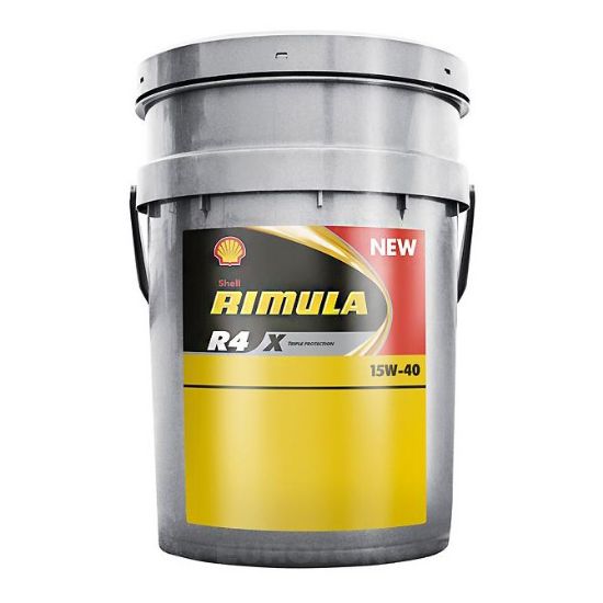 Slika Olje motorno 15W-40 SHELL RIMULA R4X 20L za 300-400 ur