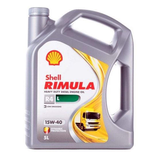 Slika Olje motorno 15W-40 SHELL   RIMULA R4L 5L za 500-700 ur