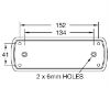 Bild von Svetilka stop 186x66 JCB,Case,New Holland 177239A2