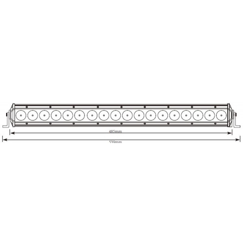 Picture of Work light LED panel, 20x 3W - 4200lm 