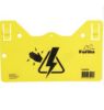 Picture of Electrical voltage warning sign - PVC, yellow 