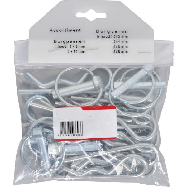 Picture of Linch pin & grip clips combination pack, 26 pcs