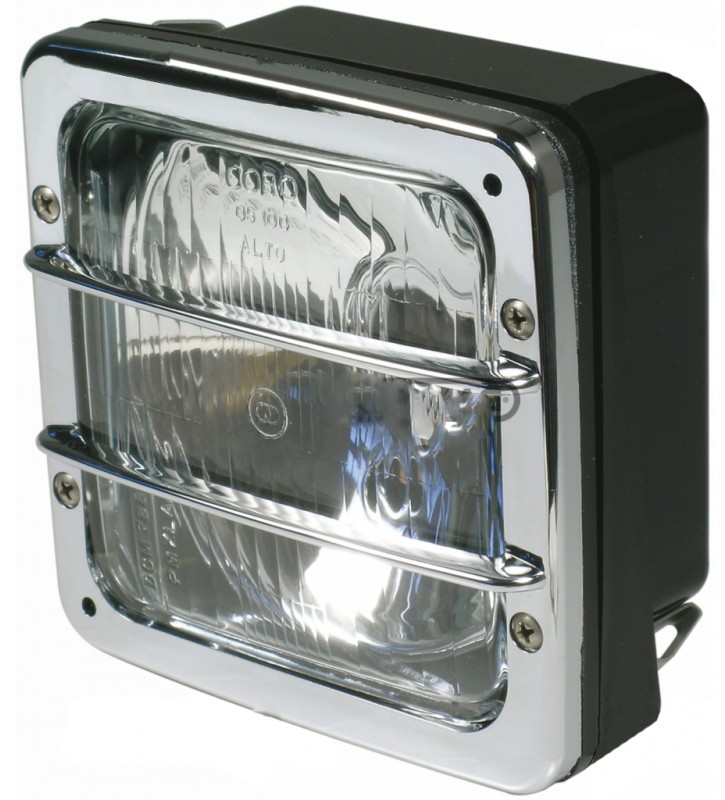 Picture of Headlight, front, square - chrome, position light, 2.8029.600.0