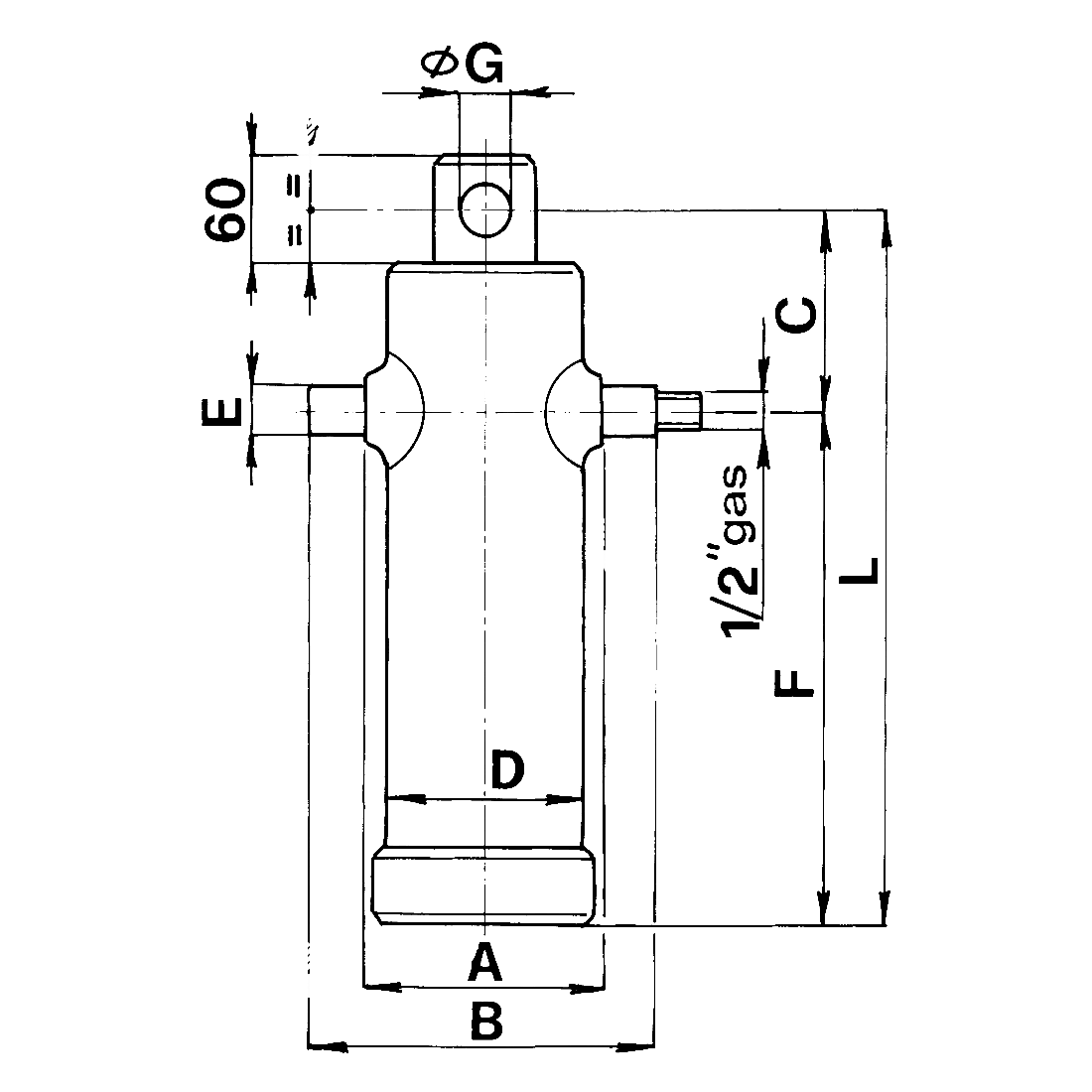 Slika Cilinder dvižni prikolice - 4 stopnje 