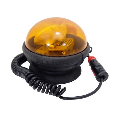 Picture of Rotating beacon, 12/24V, magnetic, low profile - Sparex