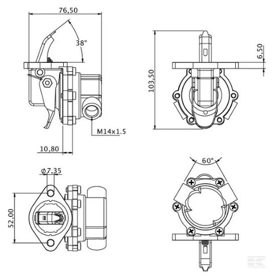 Picture of AC fuel pump Deutz 511