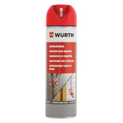 Bild von Sprej markirni rdeč 500ml Wurth