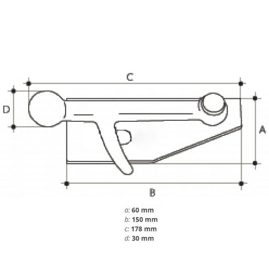 Bild von Bordwandverschluss, links, Media, mit Blech
