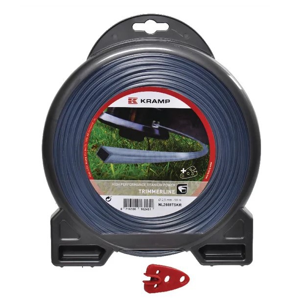 Slika Nitka kosilna 2,5 mm x 59 m kvadratna siva