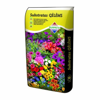 Picture of Durpeta potting soil for blossoming plants, 50l, for geraniums and sulfinias