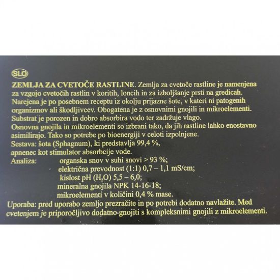 Picture of Durpeta potting soil for blossoming plants, 50l, for geraniums and sulfinias