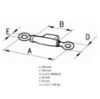 Slika Napenjalec stabilizatorskih verig L=270mm,M20x2,5,luknja=18mm