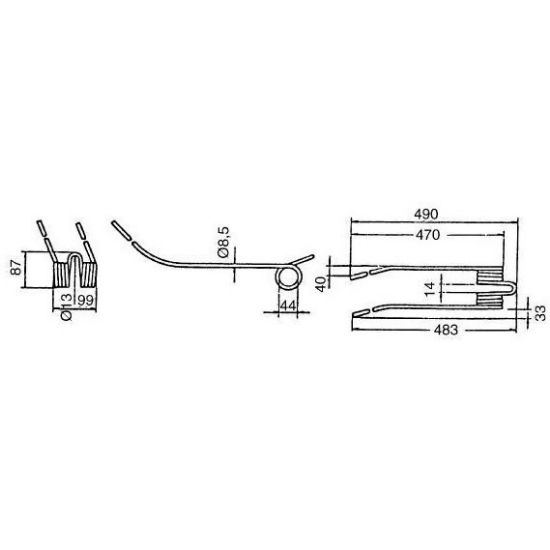 Slika Krak vzmetni Kuhn 52557502000