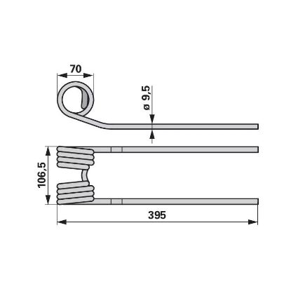 Bild von Krak vzmetni Kuhn 58505219