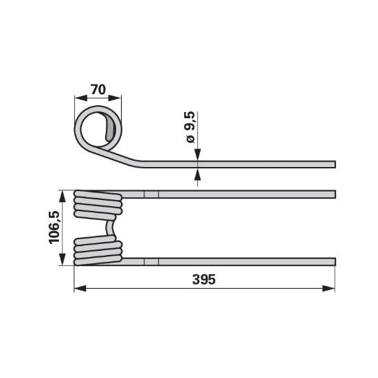 Bild von Krak vzmetni Kuhn 58505219