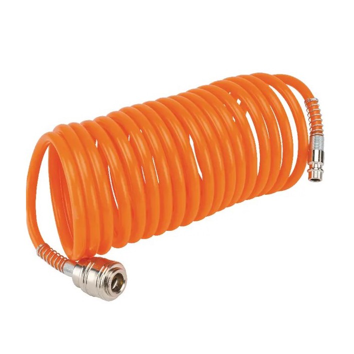 Bild von Spiralschlauch für Pumpen, 5m, mit Schnellkupplungen