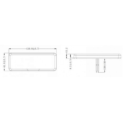 Bild von Seitenmarkierungsleuchte, orange, 12/24V