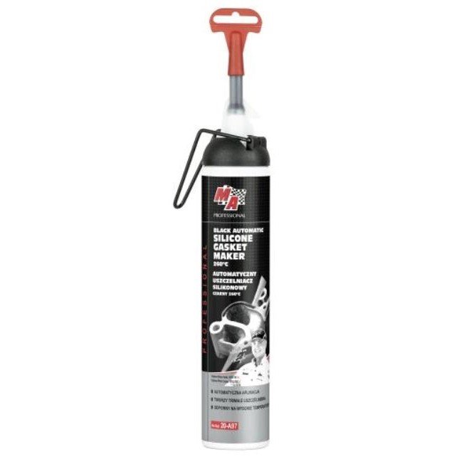 Bild von Silikon-Dichtmasse, 200 ml, schwarz, 260°C