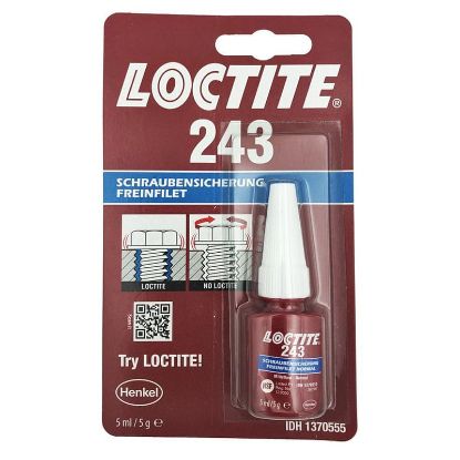 Slika Lepilo za vijake Loctite 243 5 ml (srednje trdnosti)