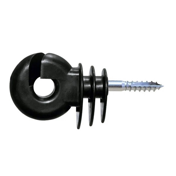 Picture of Electric fence insulator, black, Ring insulator Easy Drill - 75 pcs/Set