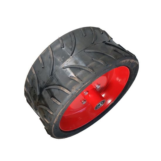 Picture of Wheel for seed drill, PSK OLT 370x165, rubber, wide version