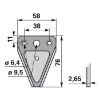 Picture of Mower knife section, ESM, 3441511