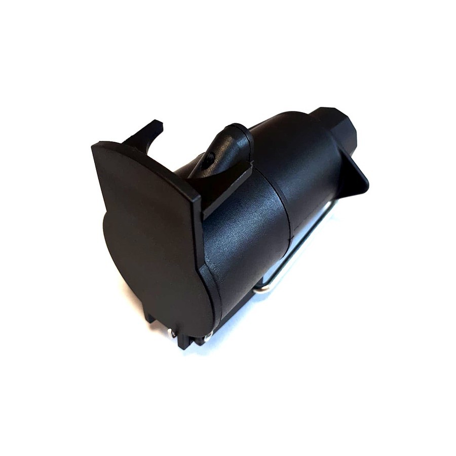 Picture of Socket, 7-pole, PVC, for cable mount