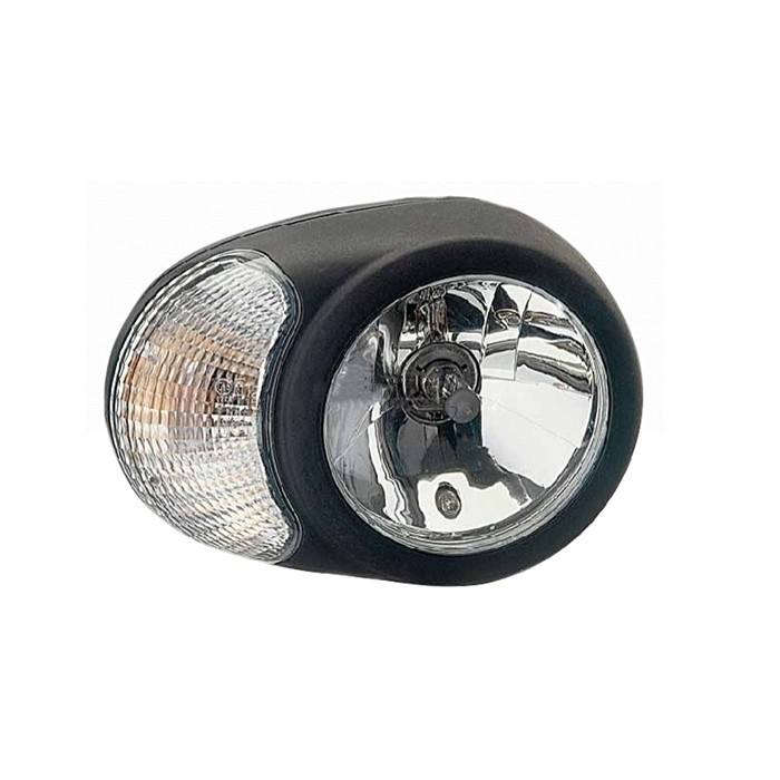 Picture of Headlight, front, round, right-hand, H4, with direction indicator, Cobo