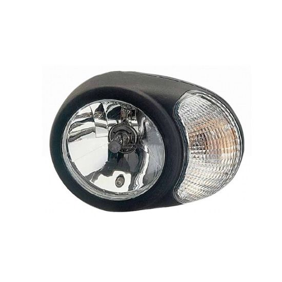 Picture of Headlight, front, round, left-hand, H4, with direction indicator, Cobo