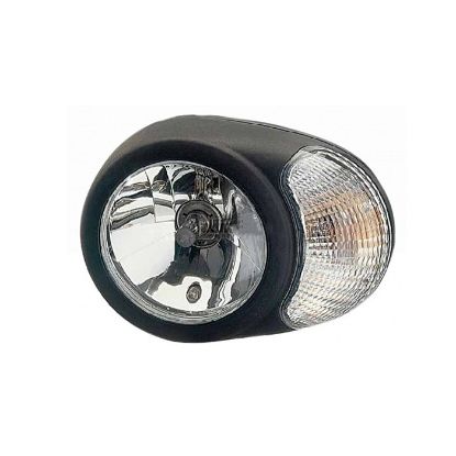 Picture of Headlight, front, round, left-hand, H4, with direction indicator, Cobo